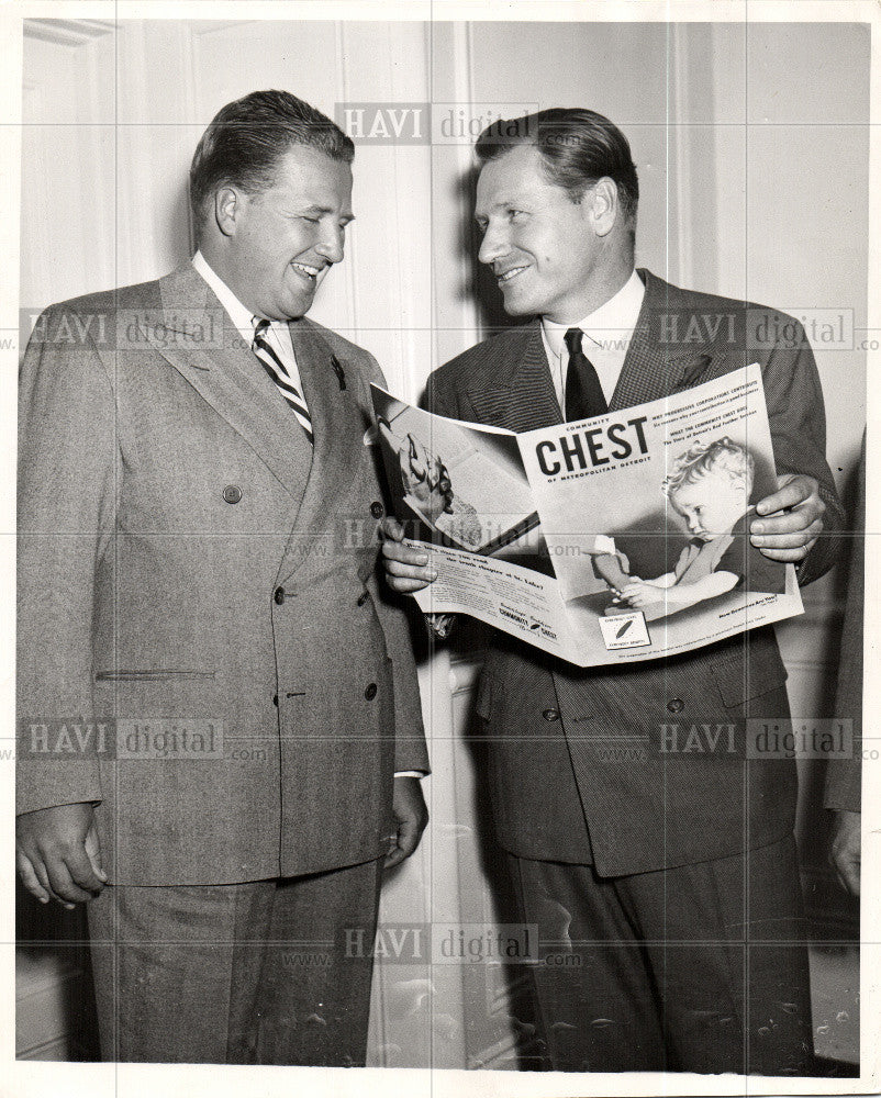 1947 Press Photo Nelson Rockefeller Vice President - Historic Images