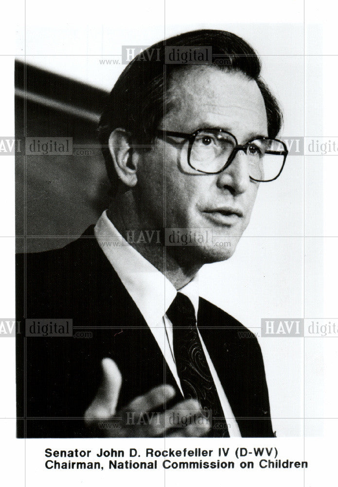 1992 Press Photo John Davison "Jay" Rockefeller IV - Historic Images