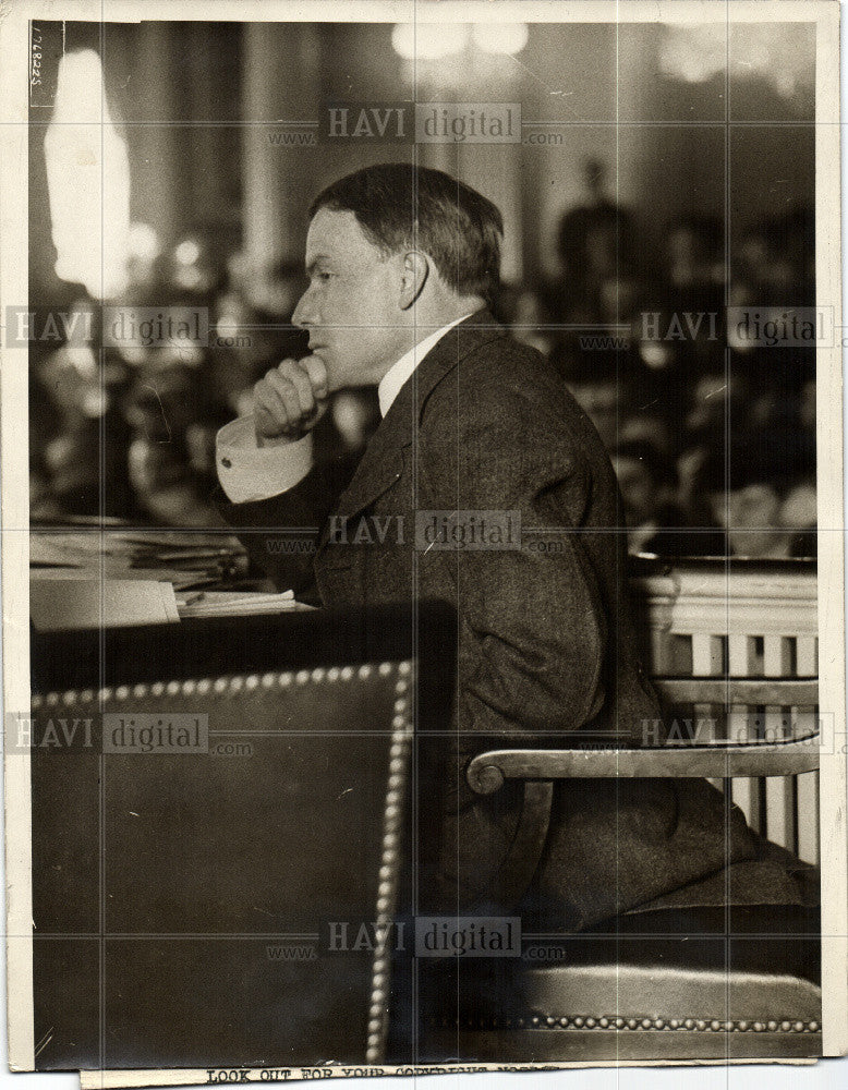 Press Photo John Rockefeller Jr. testimony witness - Historic Images