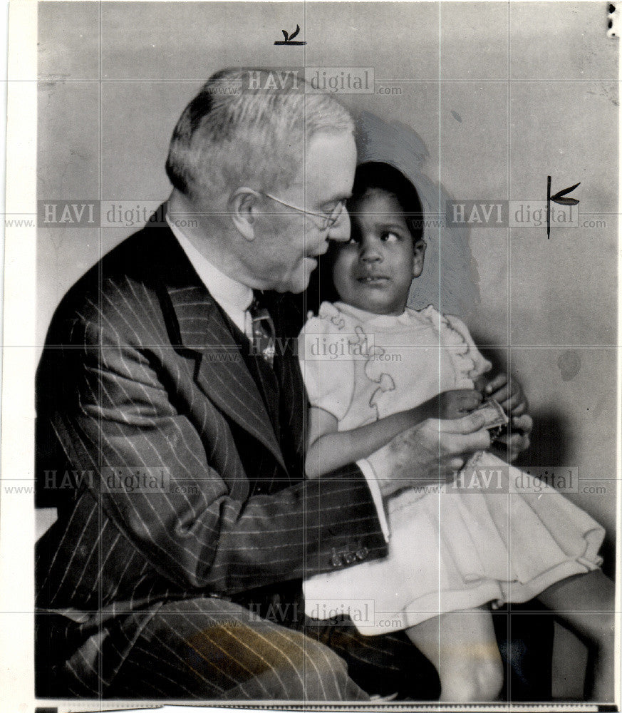 1944 Press Photo John D Rockefeller - Historic Images