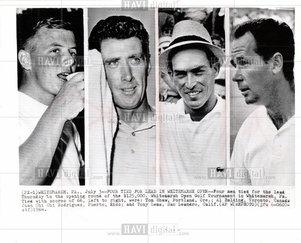 1964 Press Photo Whitemarsh Open Gold Tournament - Historic Images