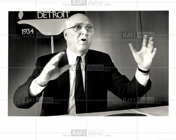 David Roderick Chairman USX 1987 Vintage Photo Print - Historic Images