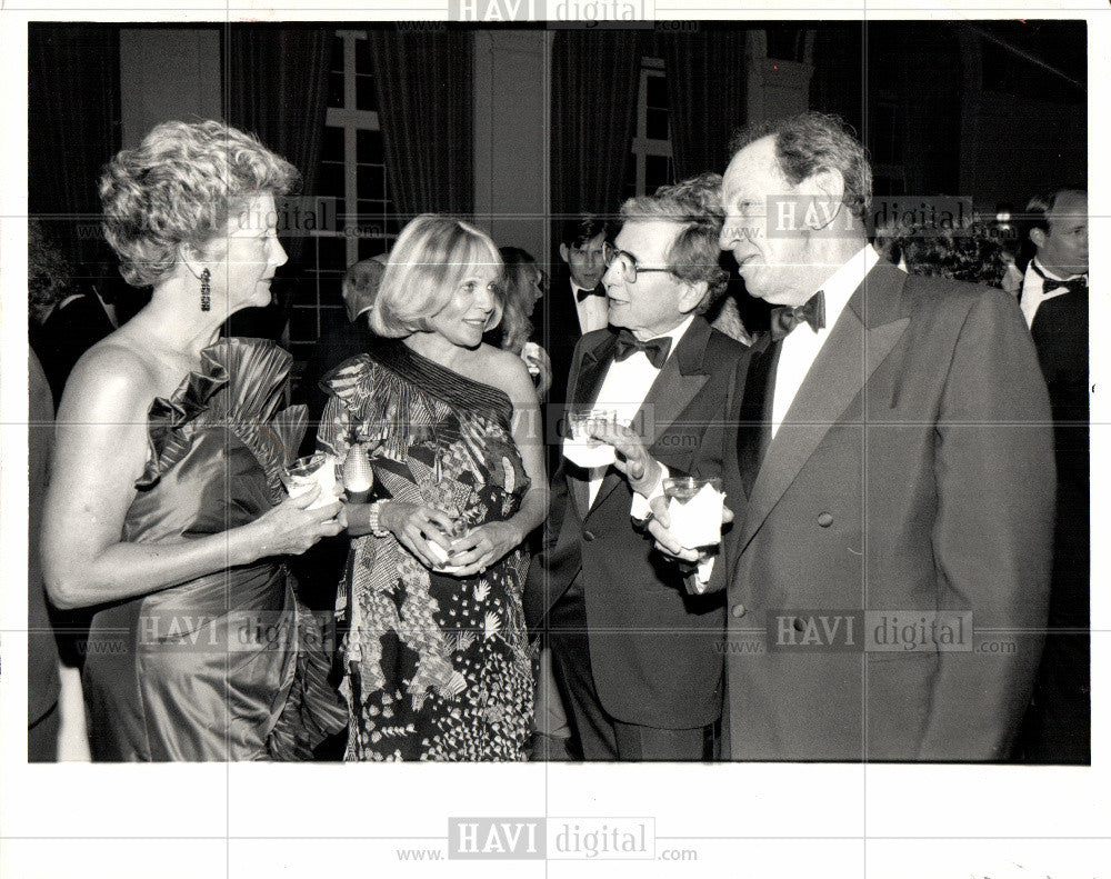 1987 Press Photo Joan Arthur Rodecker Bernard Princus - Historic Images