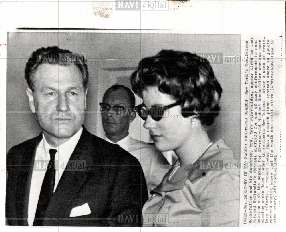 Nelson Rockefeller Michael Rockefeller Nelson A. Rockefeller Michael missing 1961 Vintage Photo Print ...