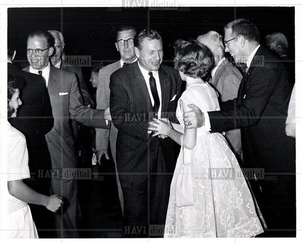1960 Press Photo Nelson Rockefeller Vice President Ford - Historic Images