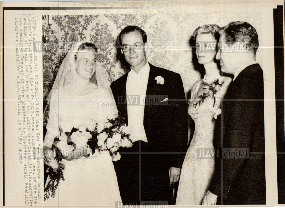 1974 Press Photo Nelson Rockefeller United States VP - Historic Images