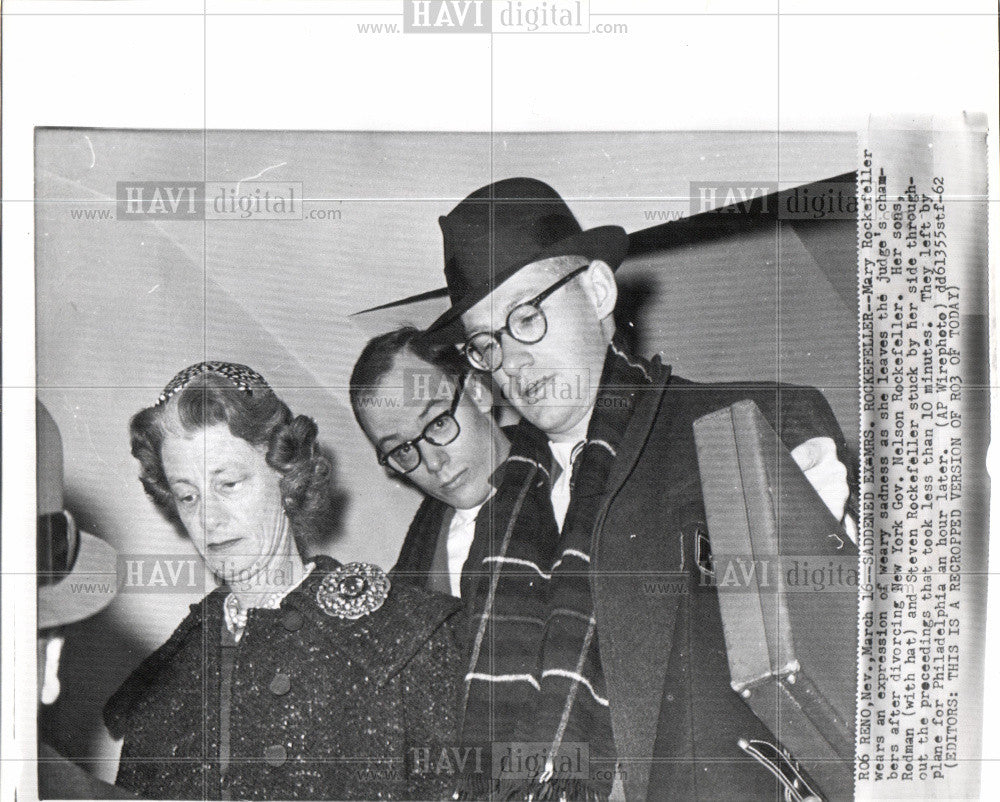 1962 Press Photo Mary Rocksfeller - Historic Images