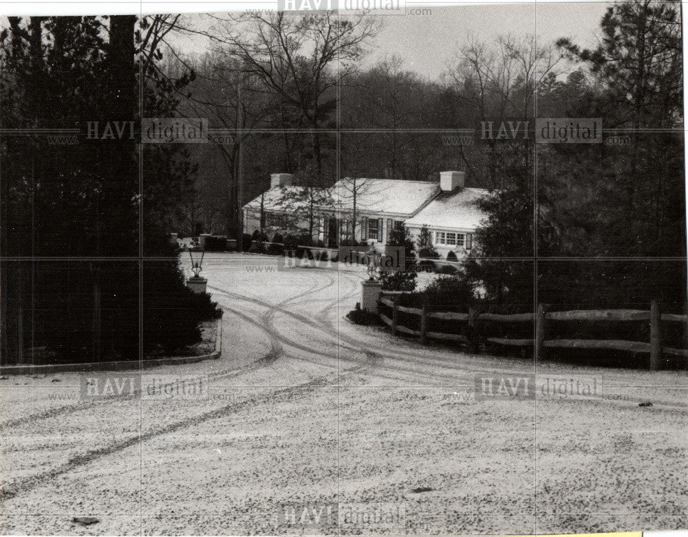 1967 Press Photo John D. Rockefeller III home Hamrton - Historic Images