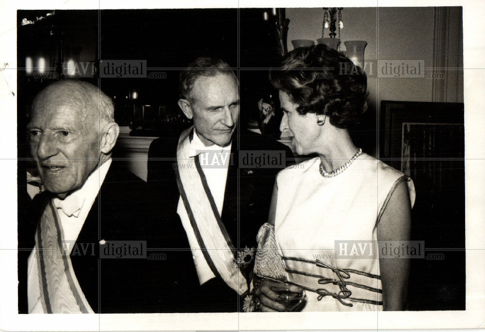 1969 Press Photo J.D. Rockefeller III - Historic Images