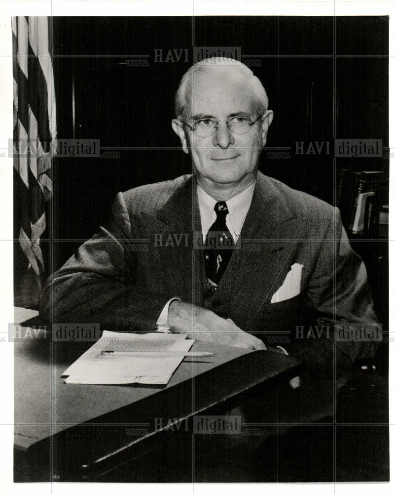 1948 Press Photo Charles Sawyer secretary of Commerce - Historic Images