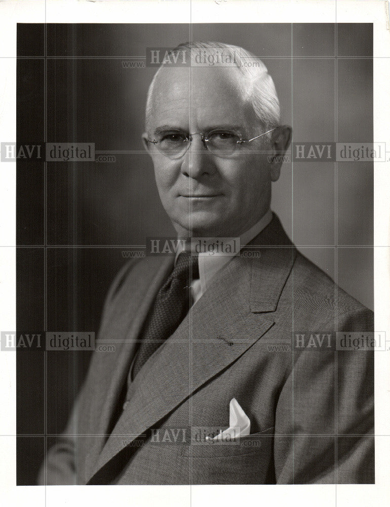 1952 Press Photo Charles W. Sawyer Secretary Commerce - Historic Images