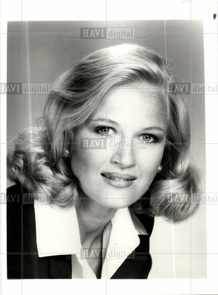 1987 Press Photo anchor - Historic Images