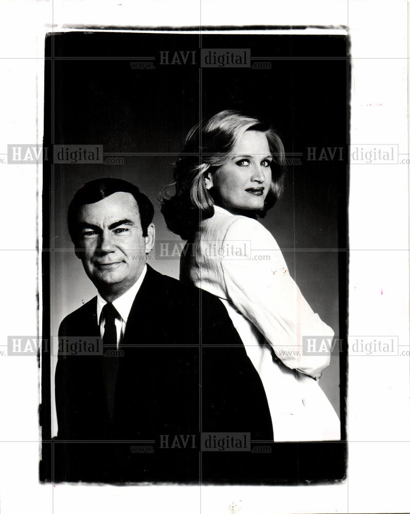 1990 Press Photo Diane Sawyer Current Anchor - Historic Images