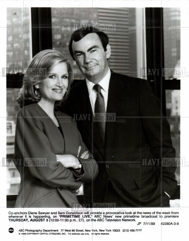 1993 Press Photo Lila Diane Sawyer - Historic Images