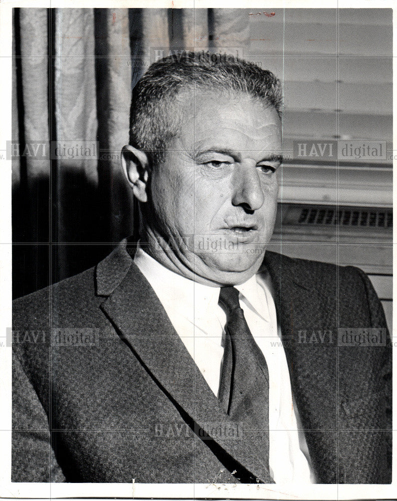 1960 Press Photo Bob Scheffing manager Detroit Tigers - Historic Images