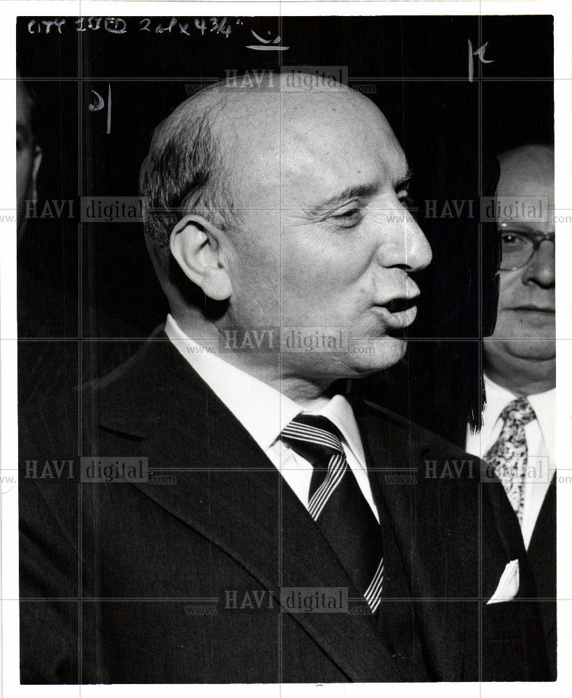 1955 Press Photo Mario Scelba Italy&#39;s premier 1955 - Historic Images