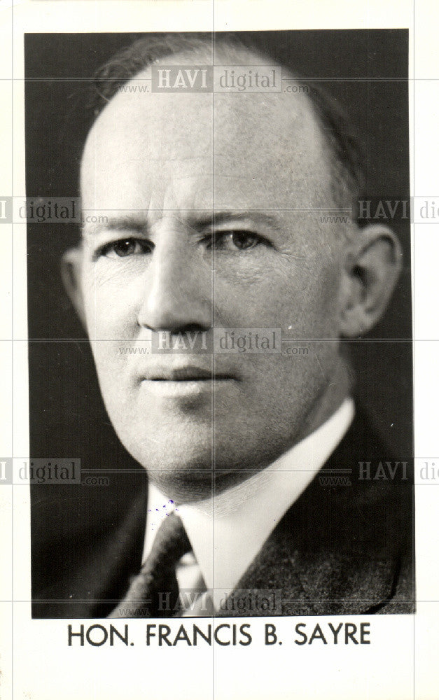 1936 Press Photo Dean Francis B. Sayre in Washington DC - Historic Images