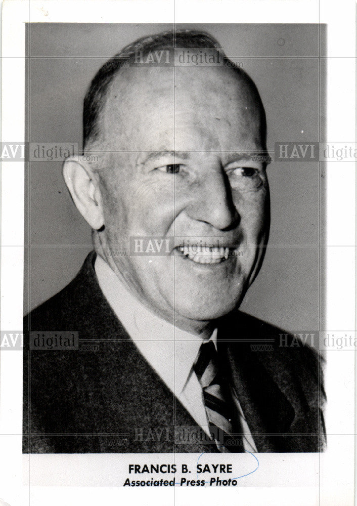 1950 Press Photo Francis B Sayre - Historic Images