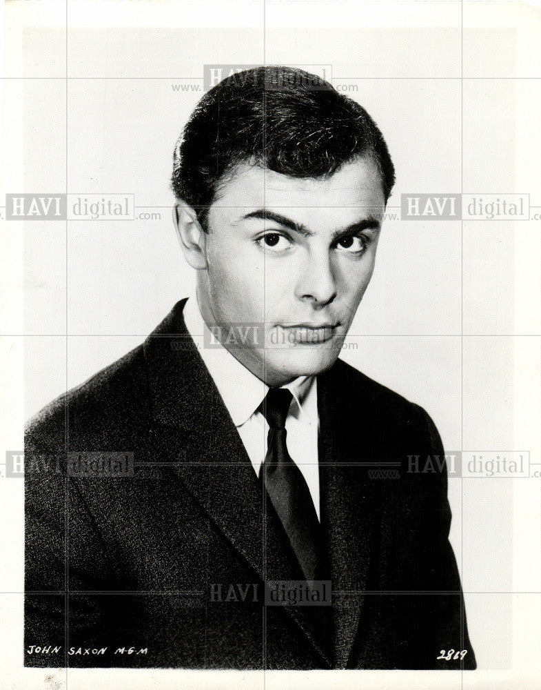 1958 Press Photo john saxon actor - Historic Images