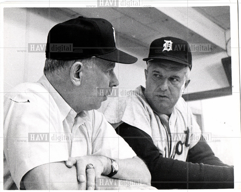 Press Photo Rick Ferrell and Bob Scheffing - Historic Images