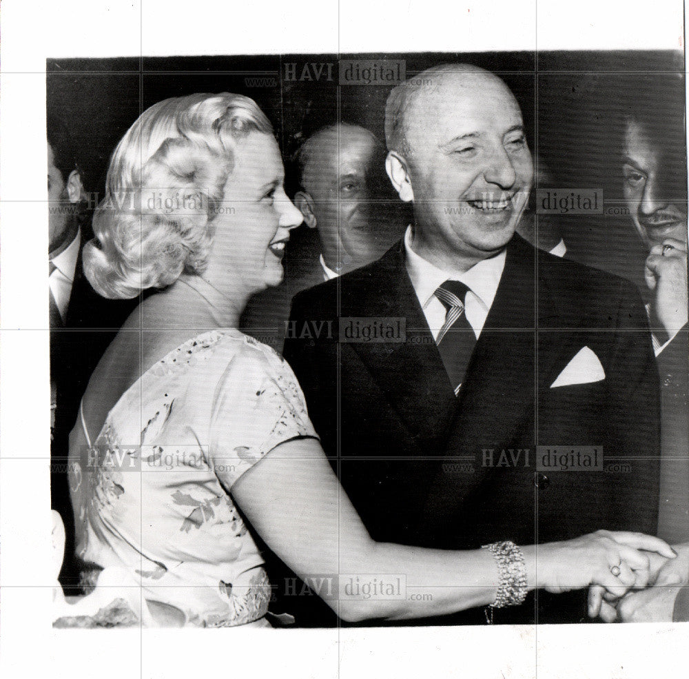 1955 Press Photo Mario Scelba  Prime Minister Democrat - Historic Images