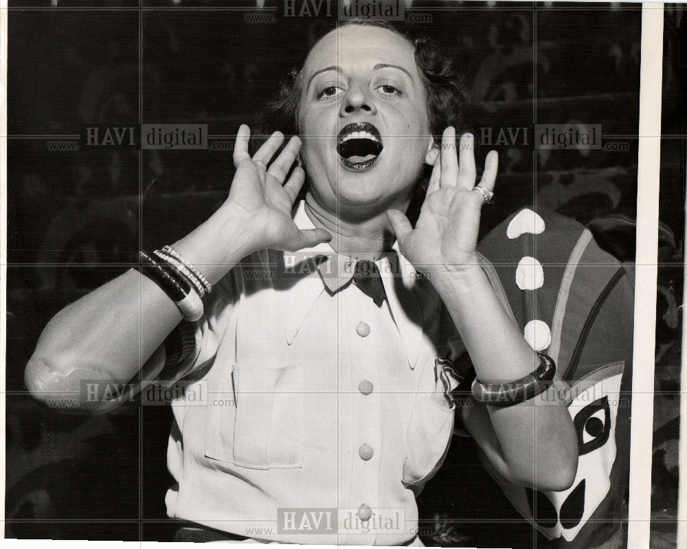 1935 Press Photo Myrtle Schaaf Broadway Rose Marie - Historic Images
