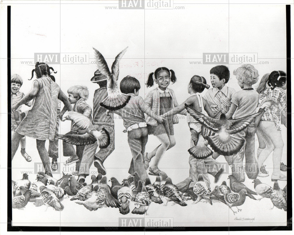 1979 Press Photo Children, Dance - Historic Images