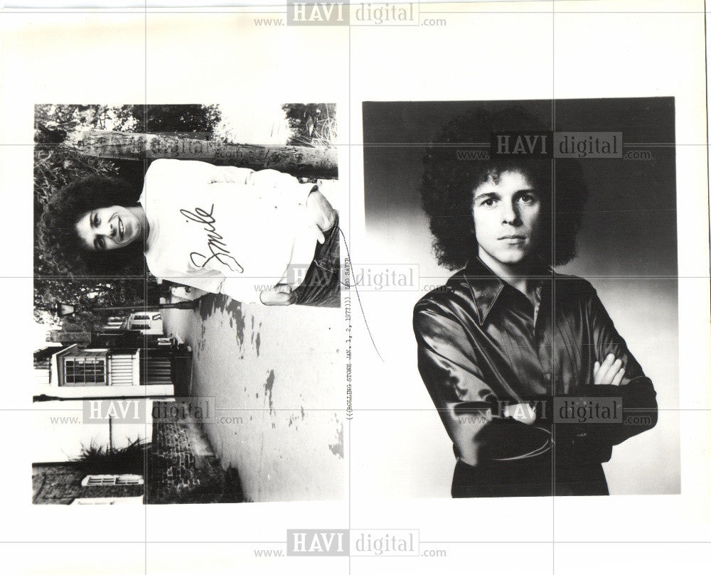 1977 Press Photo Leo Sayer Rolling Stone - Historic Images