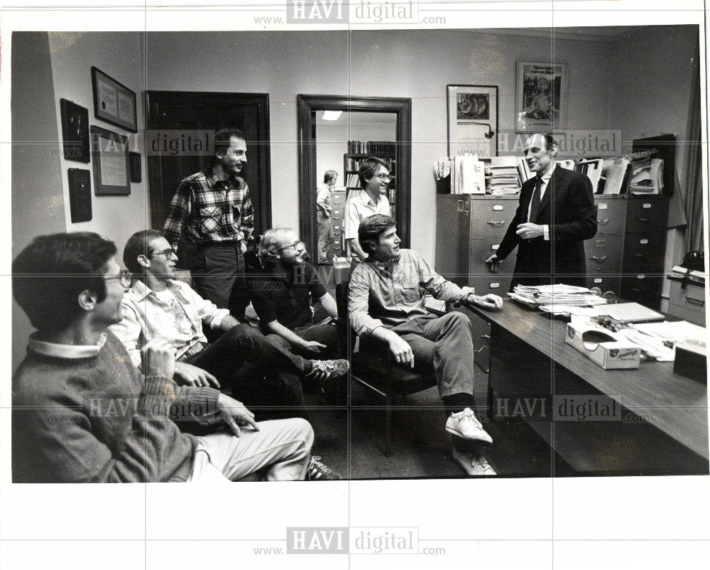 1980 Press Photo Joseph Sax law lawyer 1980 - Historic Images