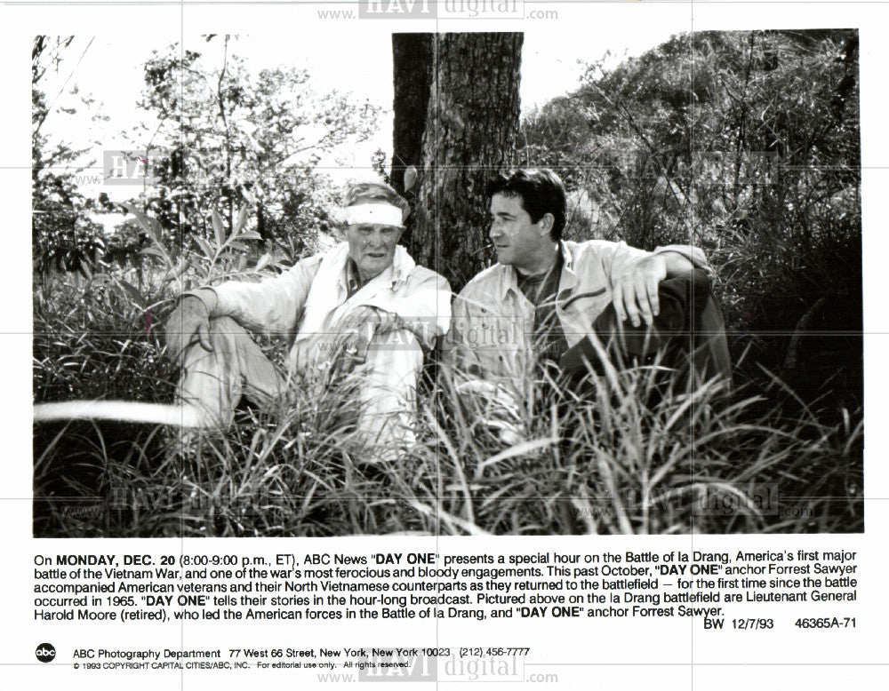 1993 Press Photo Forrest Sawyer - Historic Images