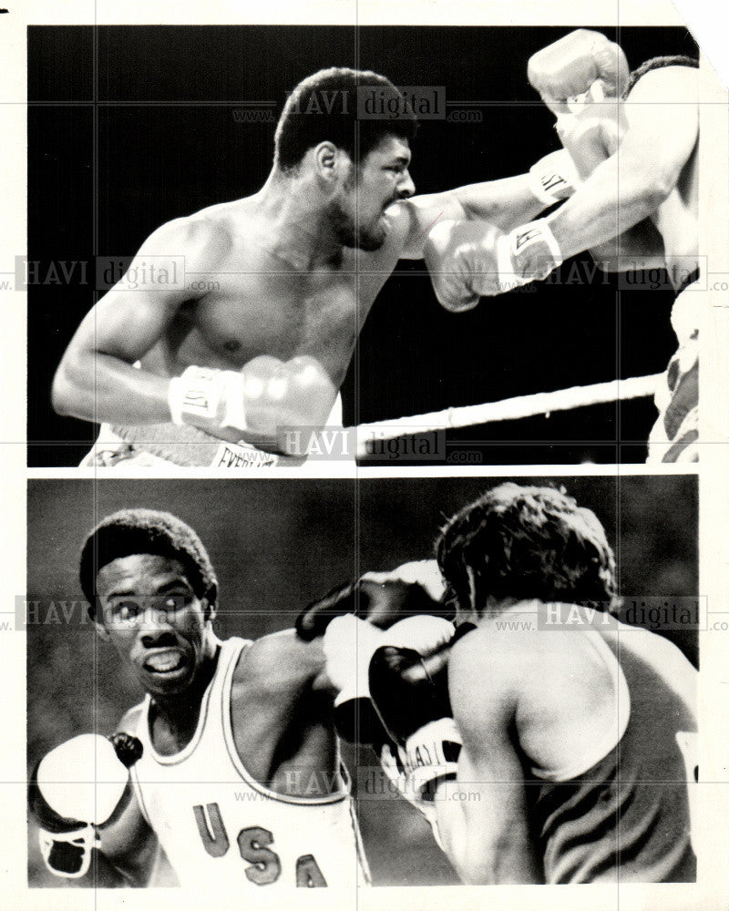 1978 Press Photo Leon Spinks boxer heavyweight champion - Historic Images