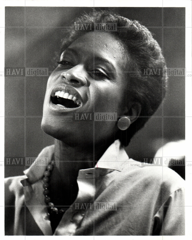 1982 Press Photo Janice Spencer Detroit - Historic Images