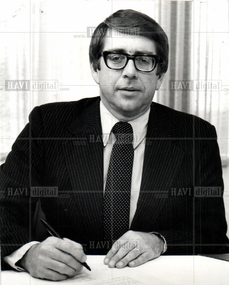 1983 Press Photo Charles Spencer RAP vice president - Historic Images