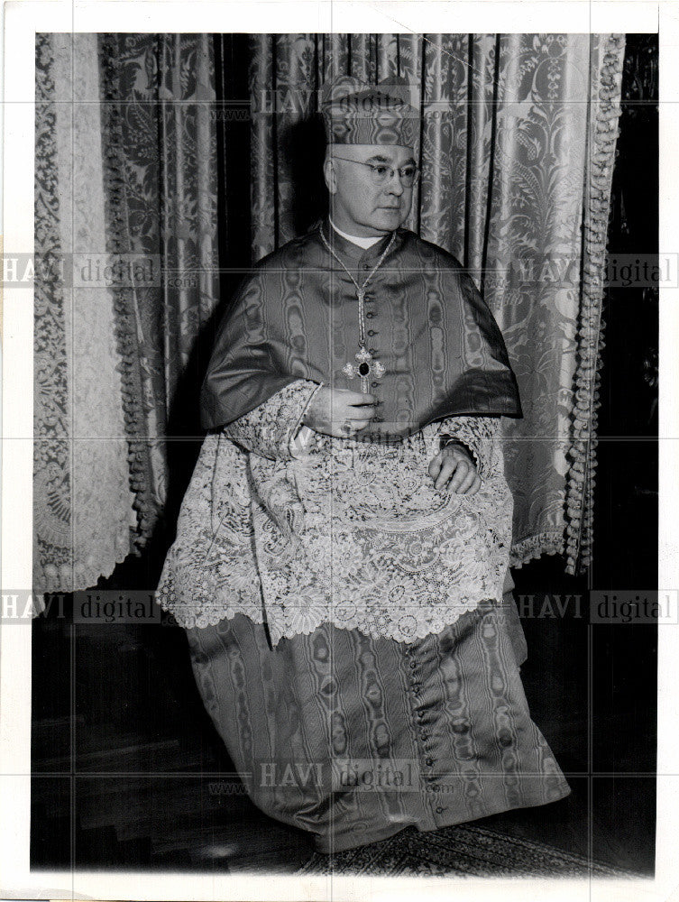 1946 Press Photo Francis Spellman - Historic Images