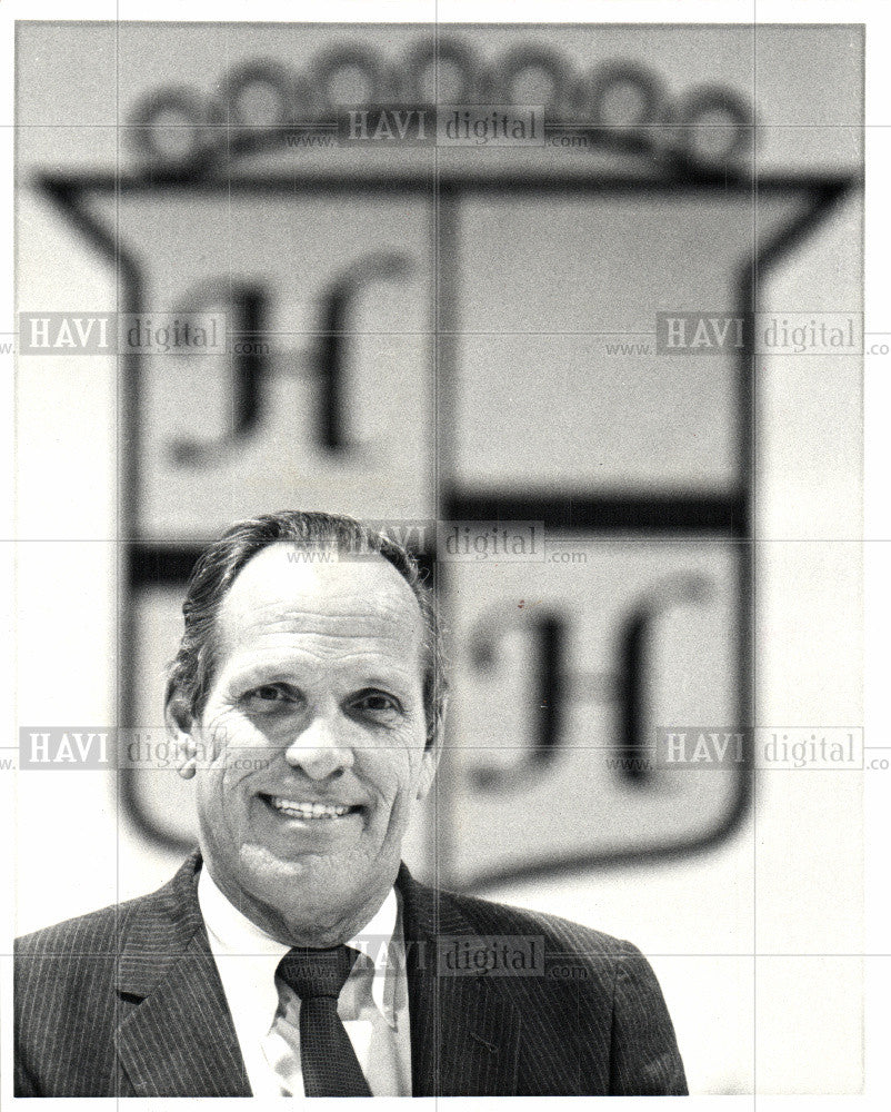 1985 Press Photo CMU coach herb dermoni - Historic Images