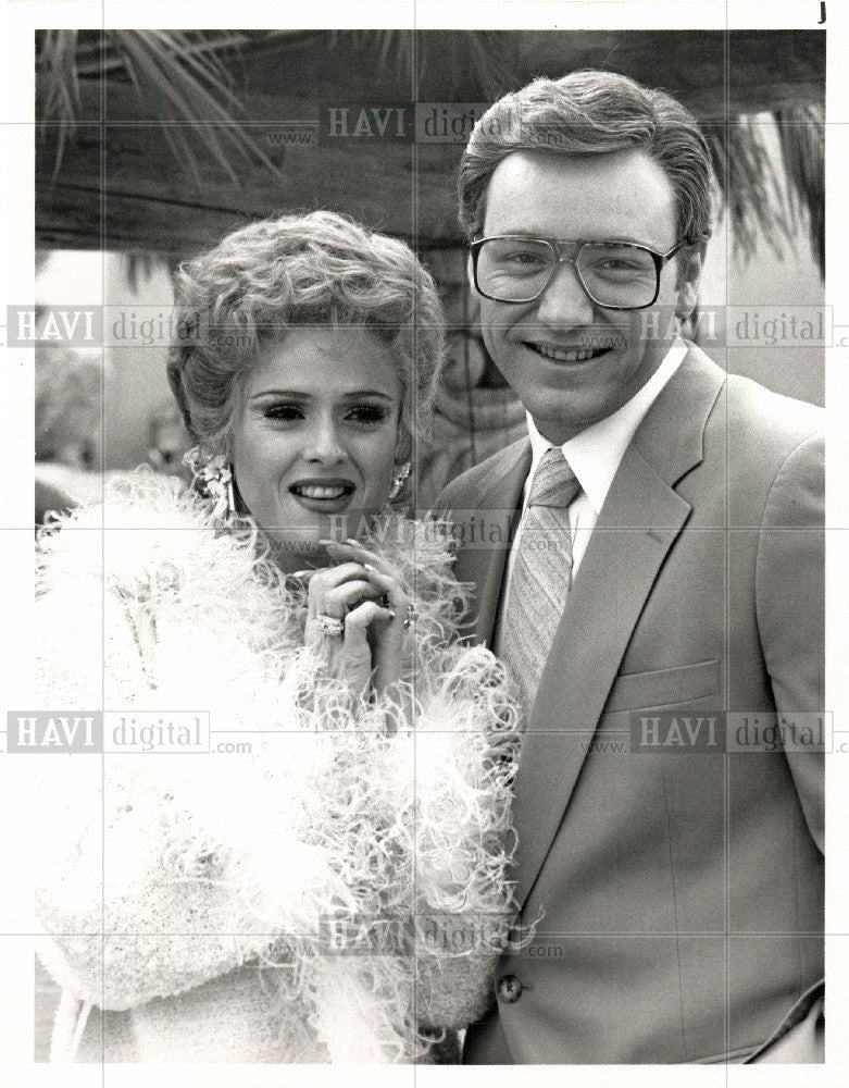 1990 Press Photo KEVIN SPACEY AS JIM BAKKER - Historic Images