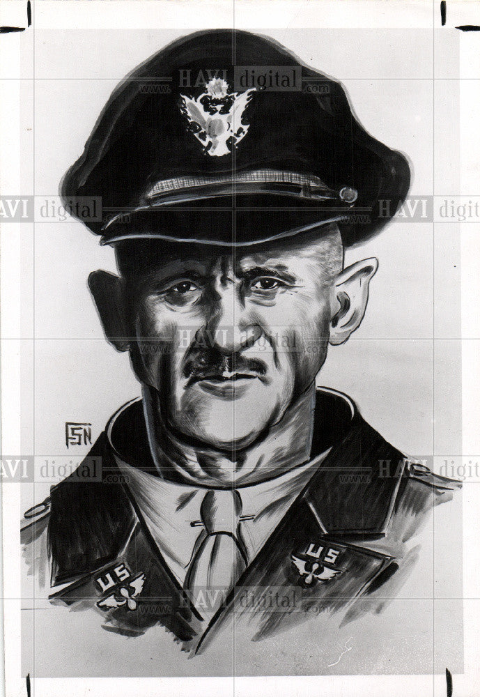 Press Photo Carl Andrew Spaatz General Air Force - Historic Images