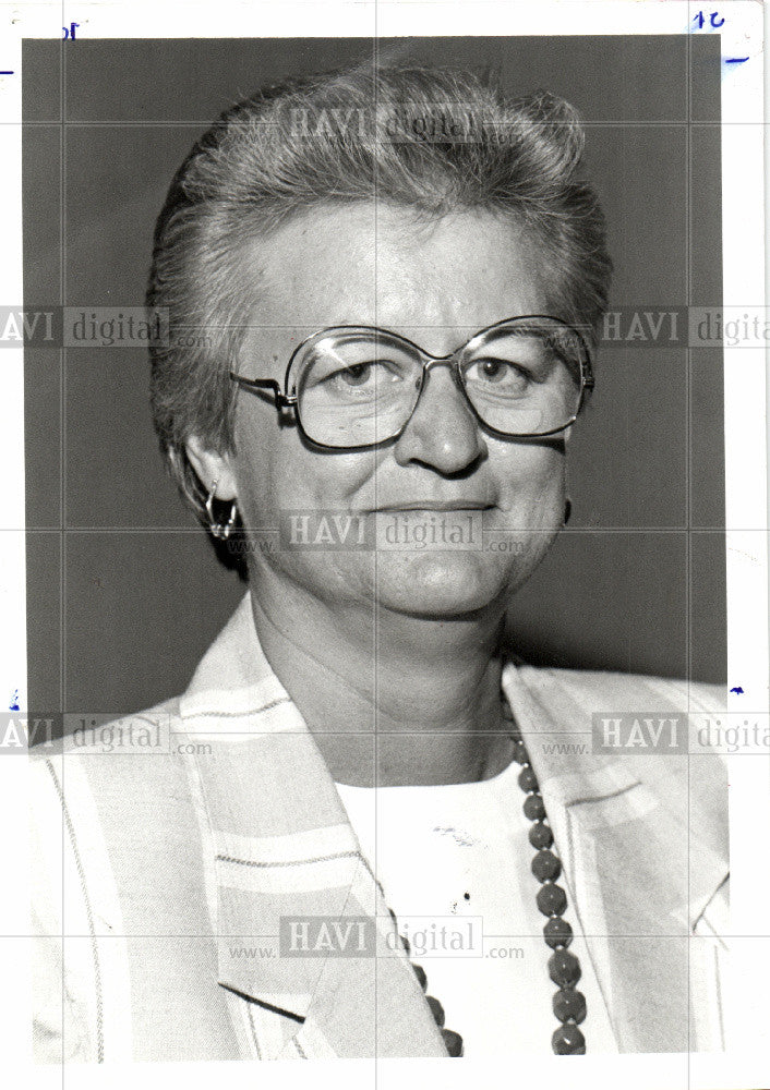 1989 Press Photo Sowell Bargaining Committee Member - Historic Images