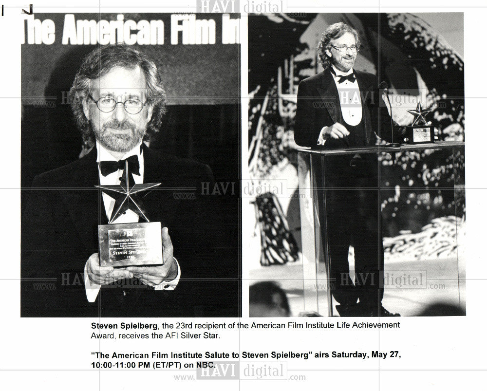 1995 Press Photo Steven Spielberg, Lifetime Achievement - Historic Images