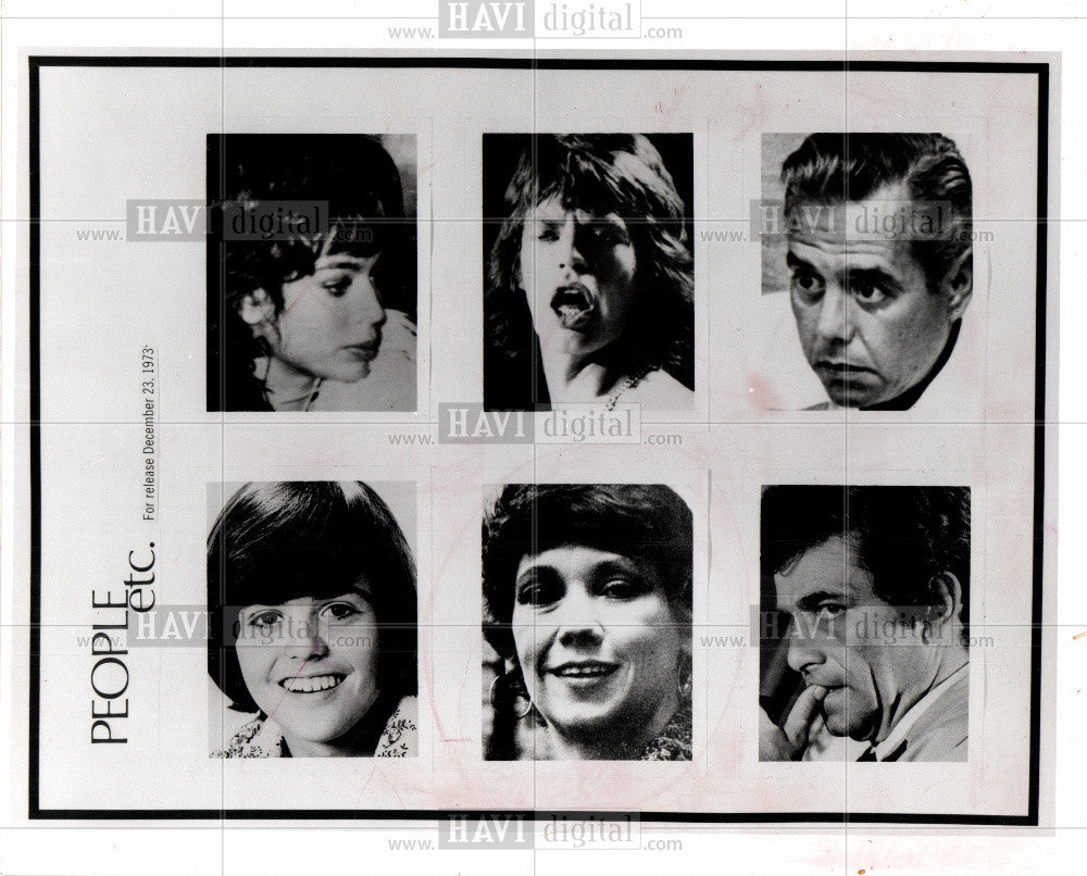 1973 Press Photo PEOPLE ETC FOR RELEASE - Historic Images