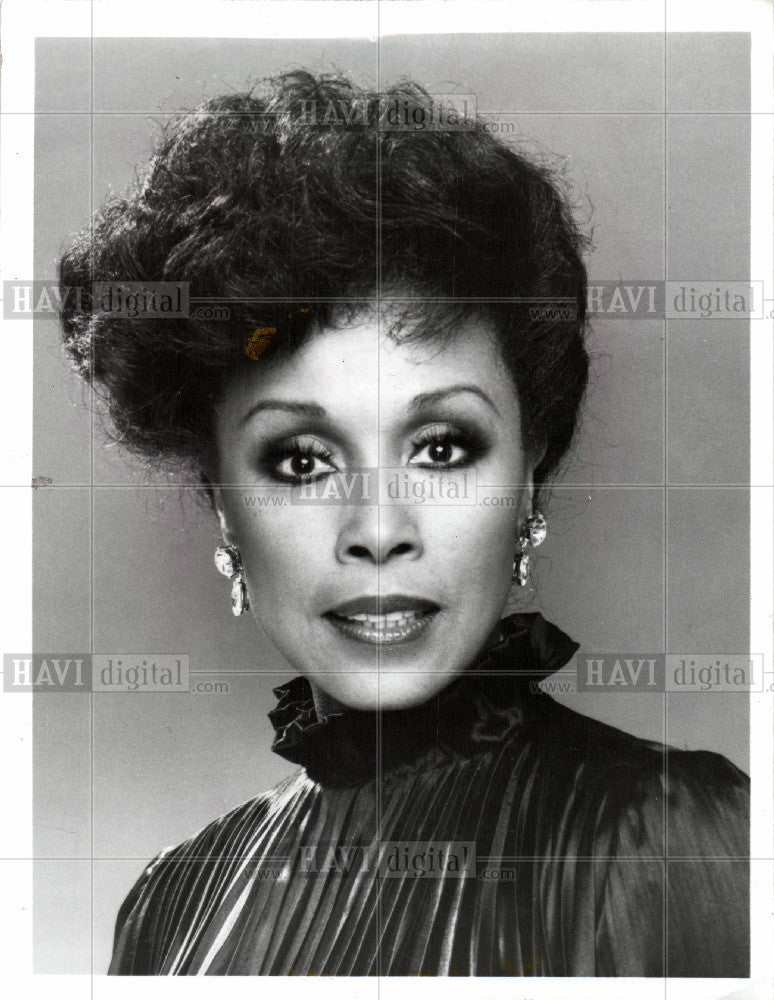 1984 Press Photo Diahann Carroll Actress - Historic Images