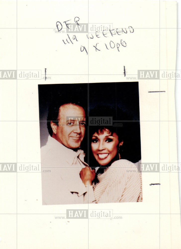 1990 Press Photo Diahann Carroll Actress - Historic Images