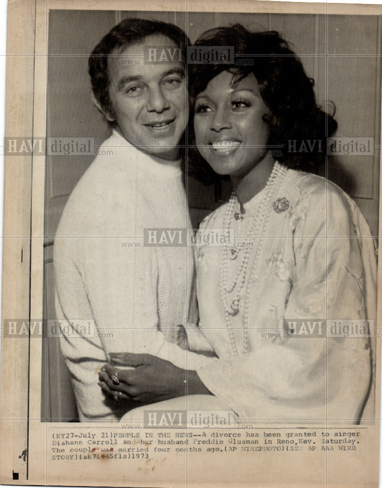 1973 Press Photo Diahann Carroll American actress - Historic Images