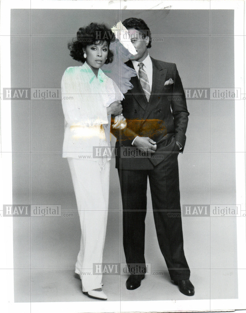 1986 Press Photo Diahann Carroll Dynasty actress mayor - Historic Images