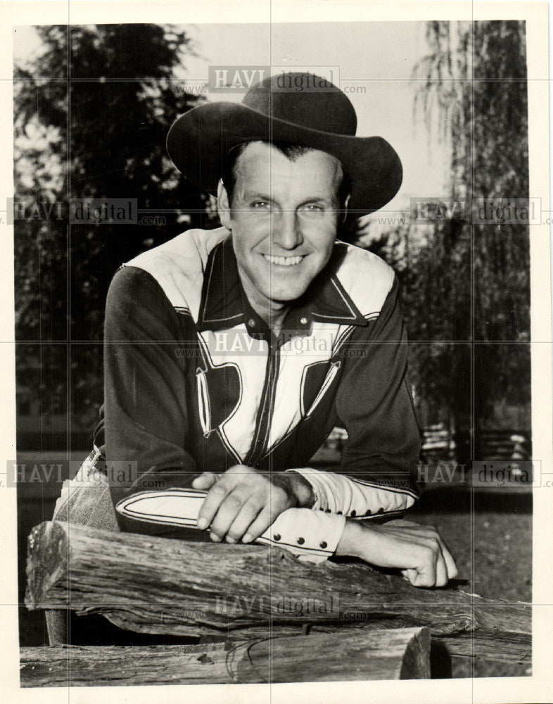 1959 Press Photo BAND LEADER  SINEGER CLYDE CARROL - Historic Images