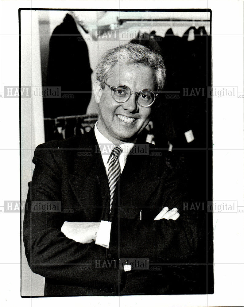 1986 Press Photo Zack Carr designer - Historic Images