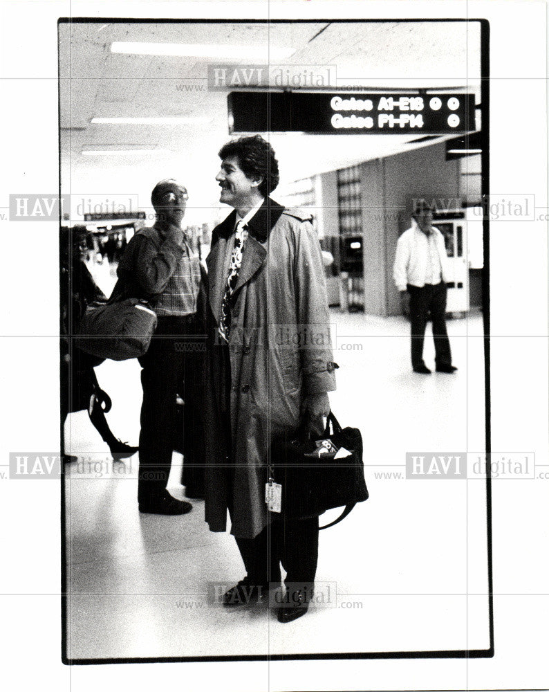 Press Photo Bob Carr Congressman - Historic Images