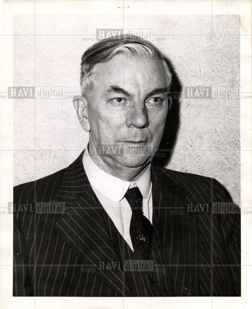 1943 Press Photo Leland Carr MI Supreme Court Justice - Historic Images