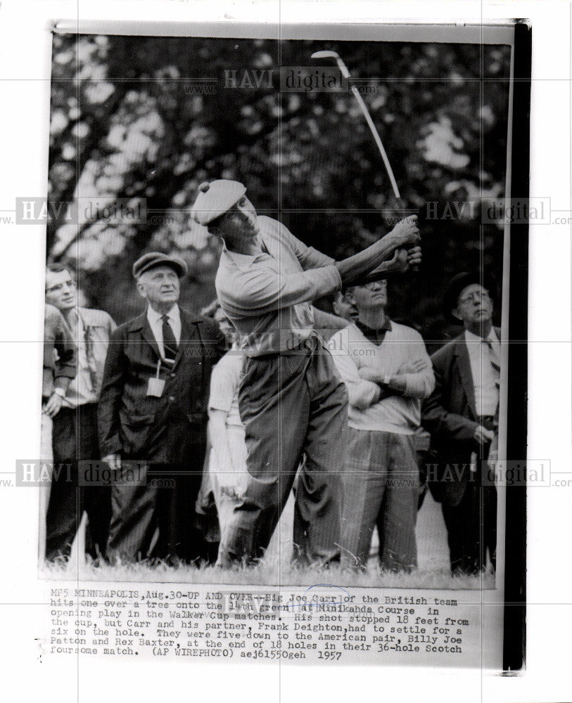1957 Press Photo Joe Carr - Historic Images