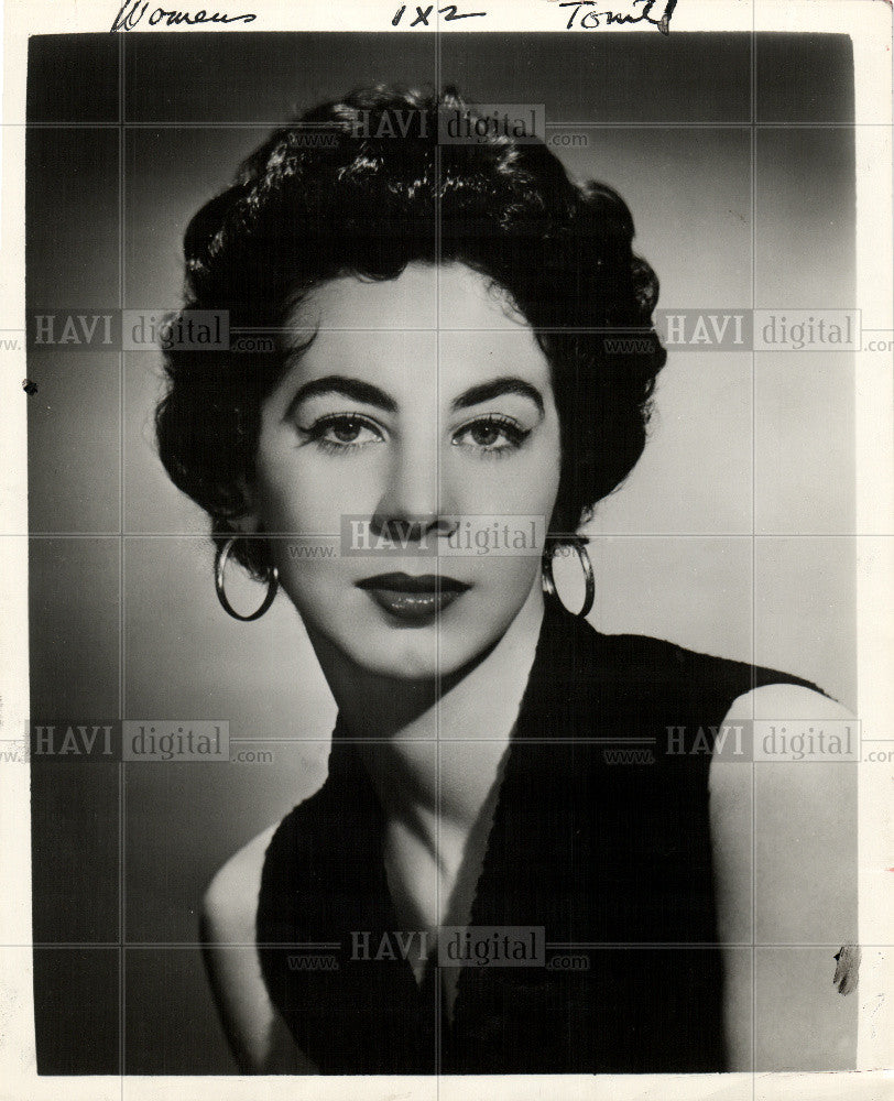 1954 Press Photo Jean Carr - Historic Images